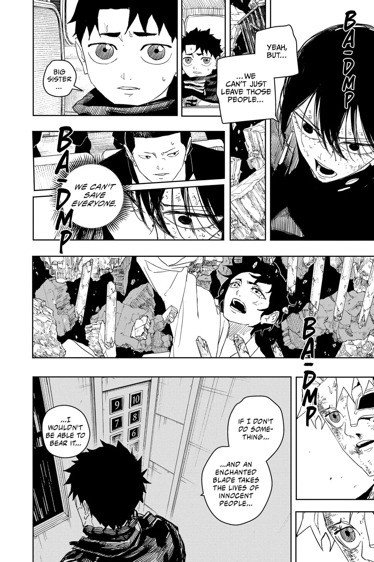 Kagura 42 manga panel